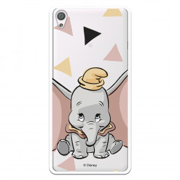 Carcasa Oficial Disney Dumbo silueta transparente para Sony Xperia XA - Dumbo- La Casa de las Carcasas