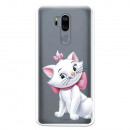 Coque Disney Officiel Marie Silhouette transparente pour LG G7 - Les Aristochats