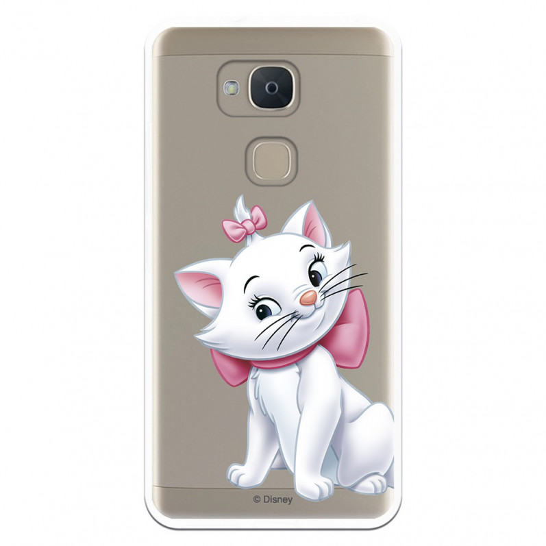 Coque Disney Officiel Marie Silhouette transparente pour BQ Aquaris V - Les Aristochats