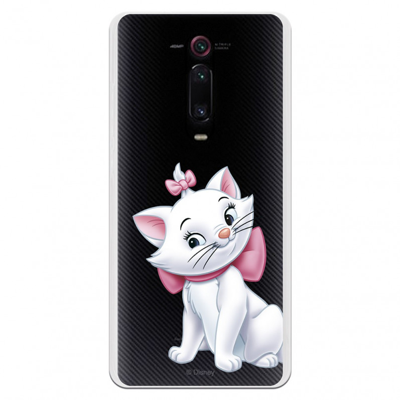 Carcasa Oficial Disney Marie Silueta transparente - Los Aristogatos para Xiaomi Mi 9T (Redmi K20)- La Casa de las Carcasas