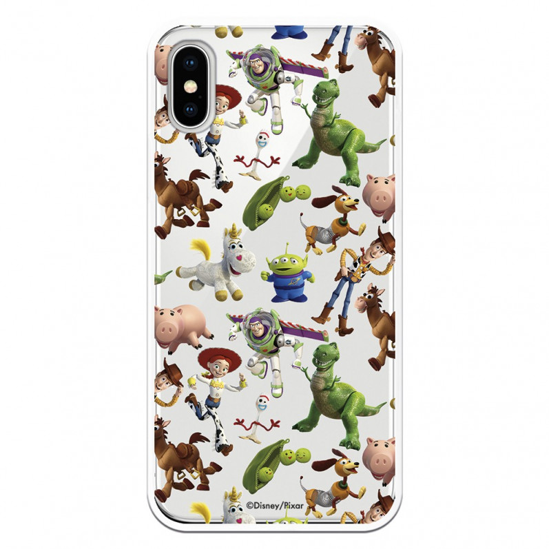 Carcasa Oficial Carcasa Oficial Disney Toy Story Siluetas Transparente - Toy Story para iPhone X - La Casa de las Carcasas