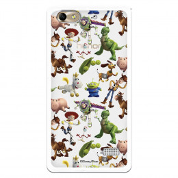 Carcasa Oficial Carcasa Oficial Disney Toy Story Siluetas Transparente - Toy Story para Huawei Honor 4C- La Casa de las Carcasas