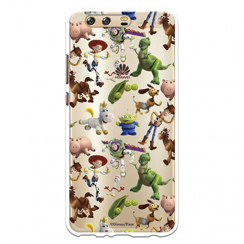 Carcasa Oficial Carcasa Oficial Disney Toy Story Siluetas Transparente - Toy Story para Huawei P10 Plus- La Casa de las Carcasas