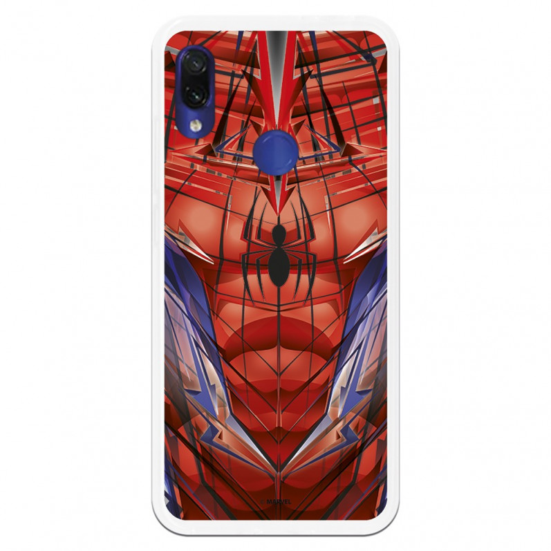 Funda para Xiaomi Redmi Note 7 Pro Oficial de Marvel Spiderman Torso - Marvel