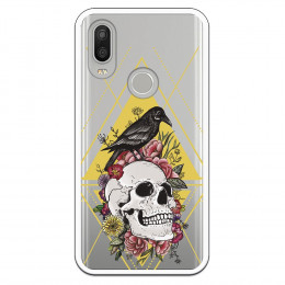 Carcasa Calavera Cuervo para Bq Aquaris X2- La Casa de las Carcasas