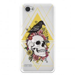 Carcasa Calavera Cuervo para LG Q6- La Casa de las Carcasas