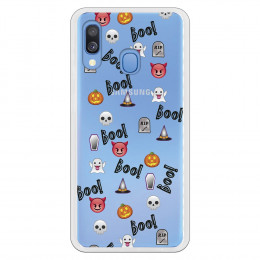 Carcasa Halloween Icons para Samsung Galaxy A20E- La Casa de las Carcasas