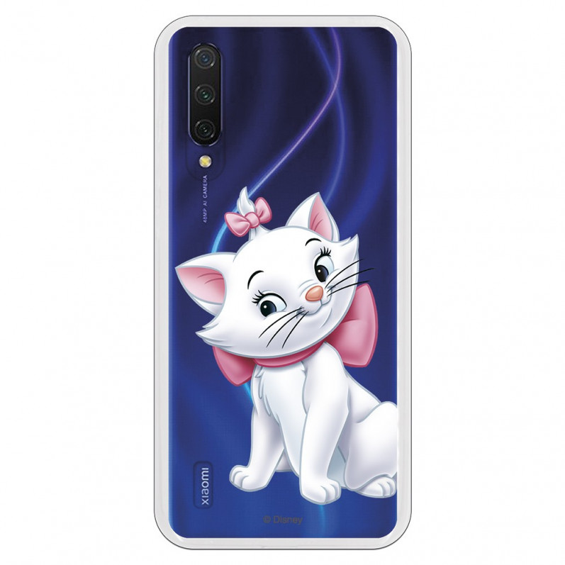 Funda para Xiaomi Mi 9 Lite Oficial de Disney Marie Silueta - Los Aristogatos