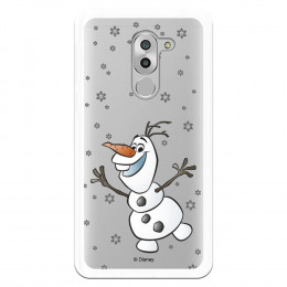 Funda para Huawei Mate 9 Lite Oficial de Disney Olaf Transparente - Frozen