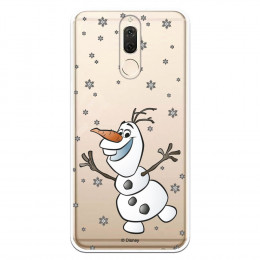 Funda para Huawei Mate 10 Lite Oficial de Disney Olaf Transparente - Frozen