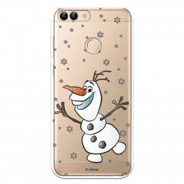 Funda para Huawei P Smart Oficial de Disney Olaf Transparente - Frozen