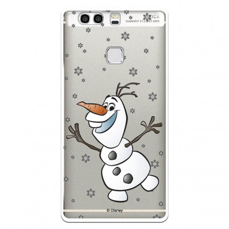 Funda para Huawei P9 Plus Oficial de Disney Olaf Transparente - Frozen