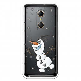 Funda para Vodafone Smart N9 Oficial de Disney Olaf Transparente - Frozen