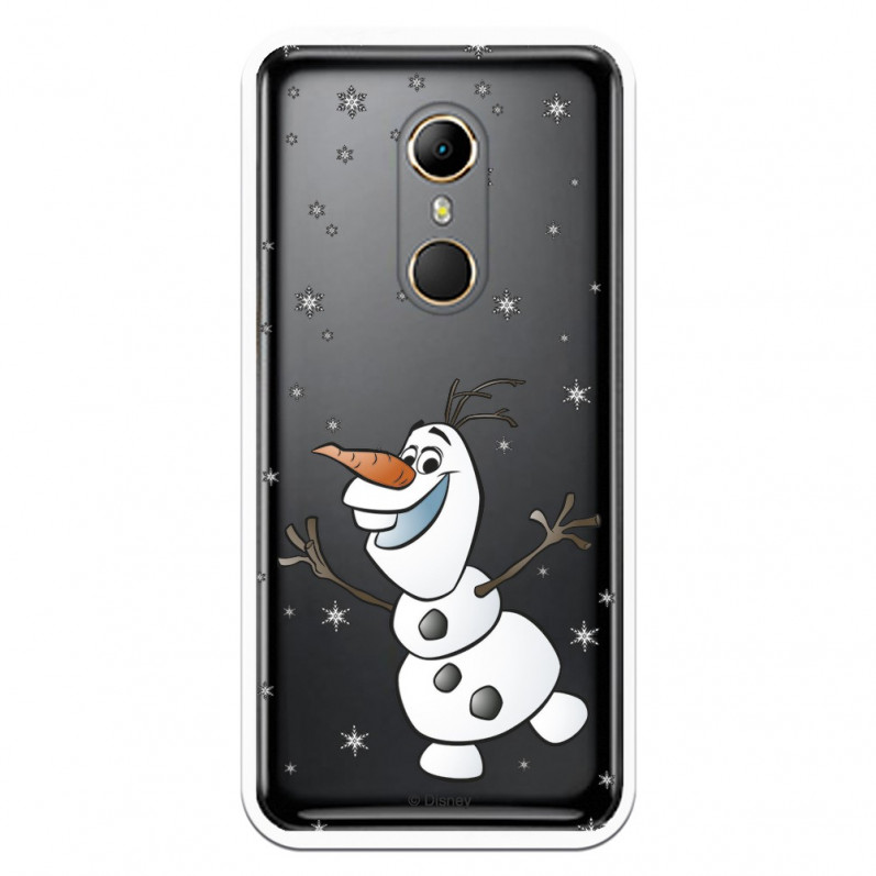 Funda para Vodafone Smart N9 Oficial de Disney Olaf Transparente - Frozen