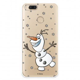 Funda para Xiaomi Mi 5X Oficial de Disney Olaf Transparente - Frozen