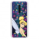 Funda para Oppo Reno 2  Oficial de Disney Campanilla Flores - Peter Pan