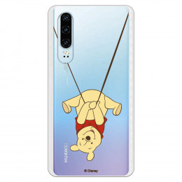 Funda para Huawei P30 Oficial de Disney Winnie  Columpio - Winnie The Pooh