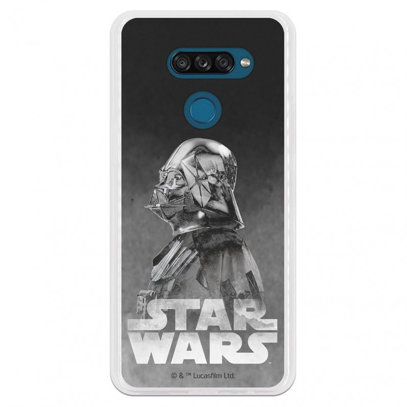 Funda para LG K50S Oficial de Star Wars Darth Vader Fondo negro - Star Wars