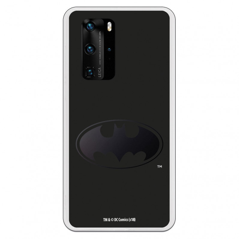 Funda para Huawei P40 Oficial de DC Comics Batman Logo Transparente - DC Comics