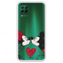 Funda para Huawei P40 Lite Oficial de Disney Mickey y Minnie Beso - Clásicos Disney