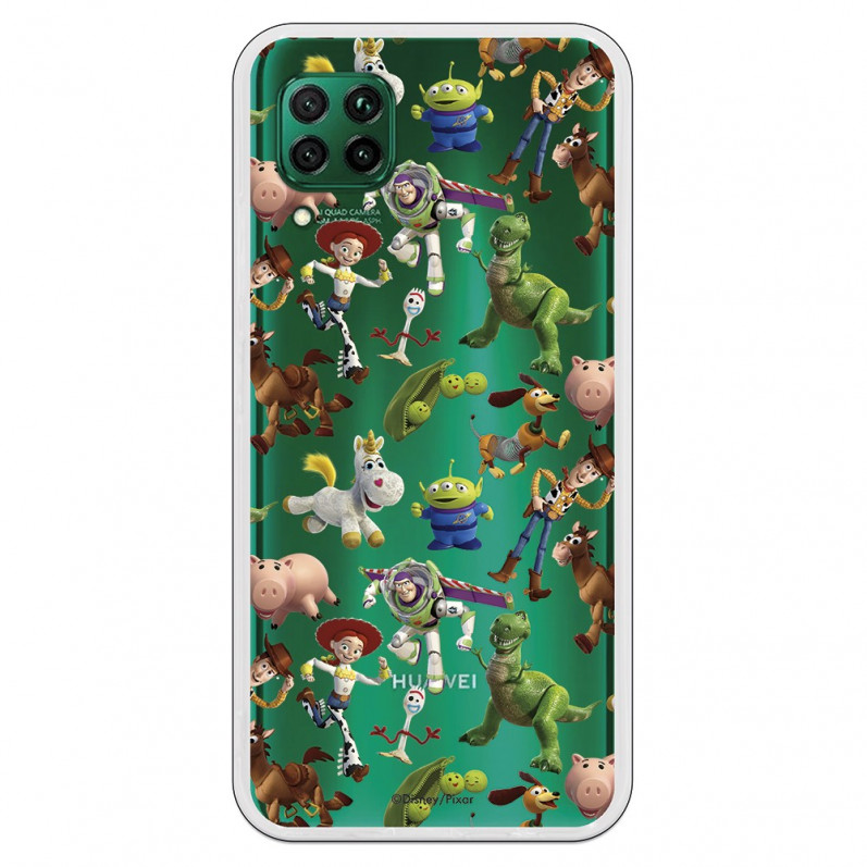 Funda para Huawei P40 Lite Oficial de Disney Muñecos Toy Story Siluetas - Toy Story