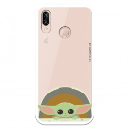 Funda para Huawei P20 Lite Oficial de Star Wars Baby Yoda Sonrisas - Star  Wars