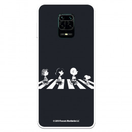 Funda para Xiaomi Redmi Note 9 Pro Oficial de Peanuts Personajes Beatles - Snoopy