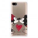 Coque pour Xiaomi Redmi 6A Disney Officiel Mickey et Minnie Bisou - Classiques Disney