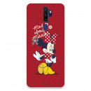 Funda para Oppo A5 2020 Oficial de Disney Minnie Mad About - Clásicos Disney