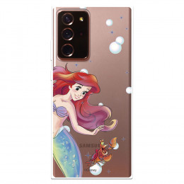 Funda para Xiaomi Poco C65 Oficial de Disney Ariel y Sebastián