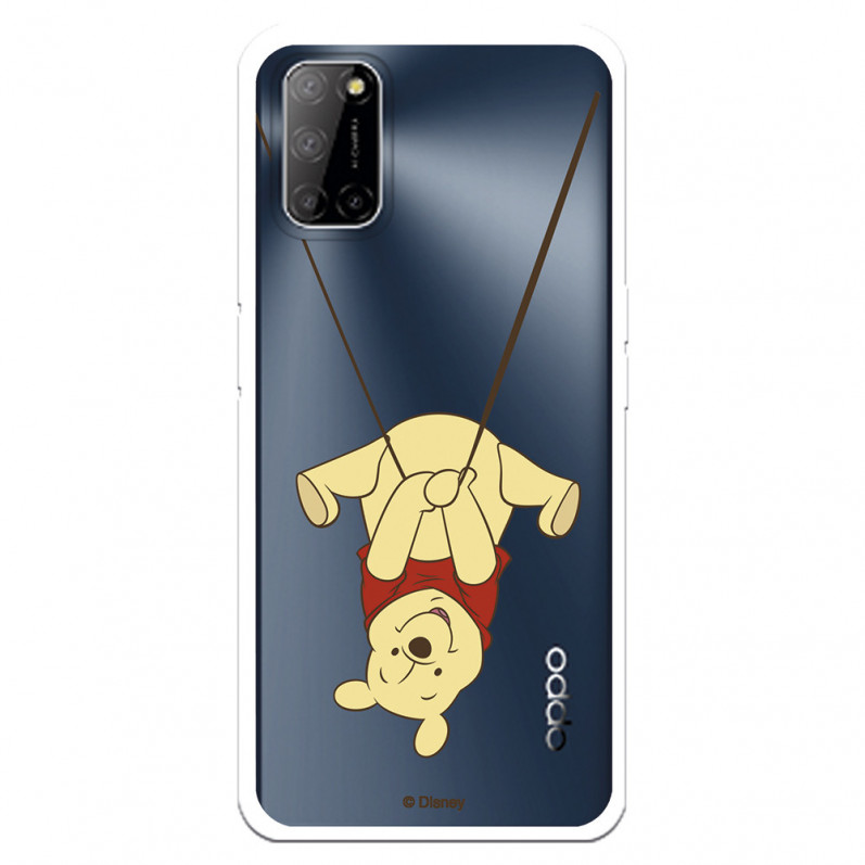 Funda para Oppo A52 Oficial de Disney Winnie  Columpio - Winnie The Pooh