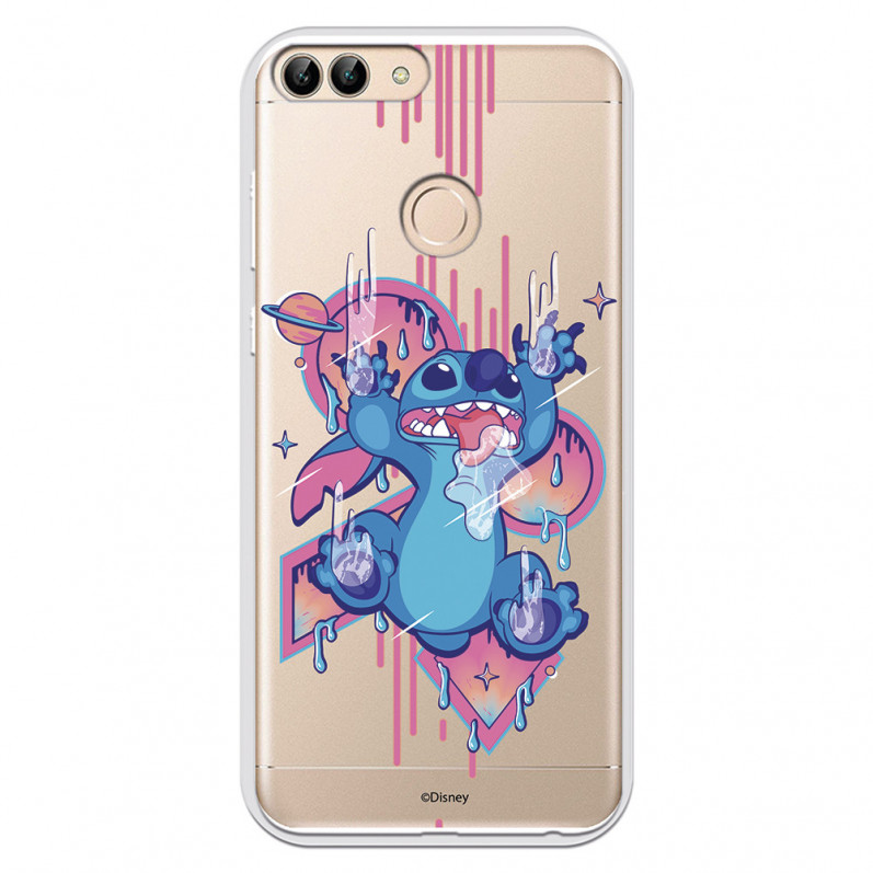 Funda para Huawei P Smart Oficial de Disney Stitch Graffiti - Lilo & Stitch