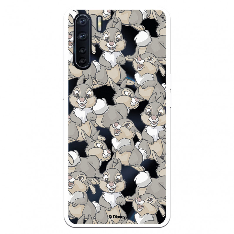 Funda para Oppo A91 Oficial de Disney Tambor Patrones - Bambi