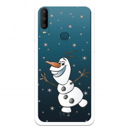 Funda para Alcatel 1B 2020 Oficial de Disney Olaf Transparente - Frozen