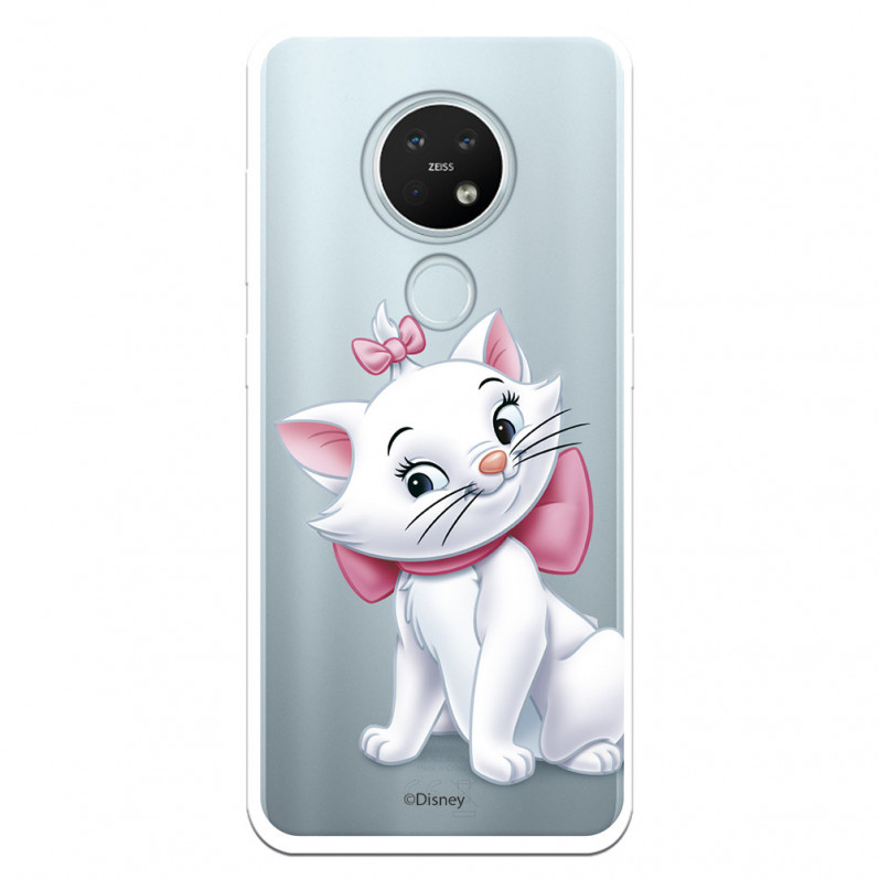 Funda para Nokia 7.2 Oficial de Disney Marie Silueta - Los Aristogatos