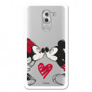 Carcasa Oficial Mikey Y Minnie Beso Clear para Huawei Mate 9 Lite- La Casa de las Carcasas