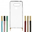 Funda Silicona Colgante Transparente para LG K50s