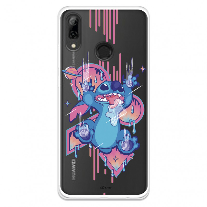 Funda para Huawei P Smart 2019 Oficial de Disney Stitch Graffiti - Lilo & Stitch