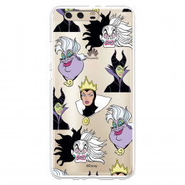 Funda para Huawei P10 Plus Oficial de Disney Villanas Patrón - Villanas Disney