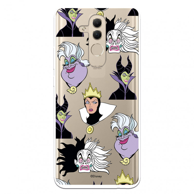 Funda para Huawei Mate 20 Lite Oficial de Disney Villanas Patrón - Villanas Disney