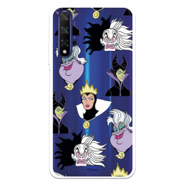 Funda para Huawei Honor 20 Oficial de Disney Villanas Patrón - Villanas Disney