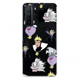 Funda para Huawei P40 Lite 5G Oficial de Disney Villanas Patrón - Villanas Disney