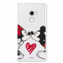 Carcasa Oficial Mikey Y Minnie Beso Clear para Xiaomi Mi Mix 2- La Casa de las Carcasas