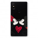 Carcasa Oficial Mikey Y Minnie Beso Clear para Xiaomi Mi Mix 2S- La Casa de las Carcasas