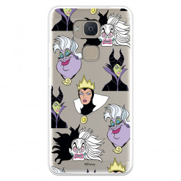 Funda para Bq Aquaris Vs Oficial de Disney Villanas Patrón - Villanas Disney