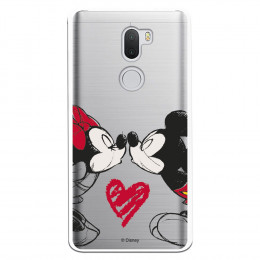 Carcasa Oficial Mikey Y Minnie Beso Clear para Xiaomi Mi 5s Plus- La Casa de las Carcasas