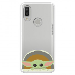 Funda para Bq Aquaris X2 Oficial de Star Wars Baby Yoda Sonrisas - The Mandalorian