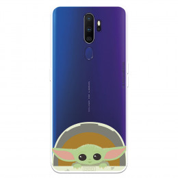 Funda para Oppo A9 2020 Oficial de Star Wars Baby Yoda Sonrisas - The Mandalorian