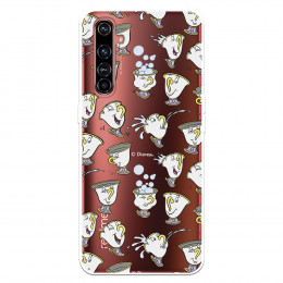 Funda para Realme X50 Pro Oficial de Disney Chip Potts Siluetas - La Bella y la Bestia