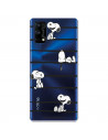 Funda para Realme 7 Pro Oficial de Peanuts Snoopy rayas - Snoopy